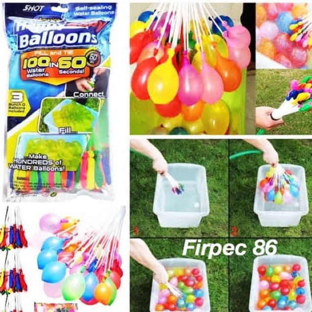 Mainan anak murah Balon Air Water Balloons Mix Collor / Warna