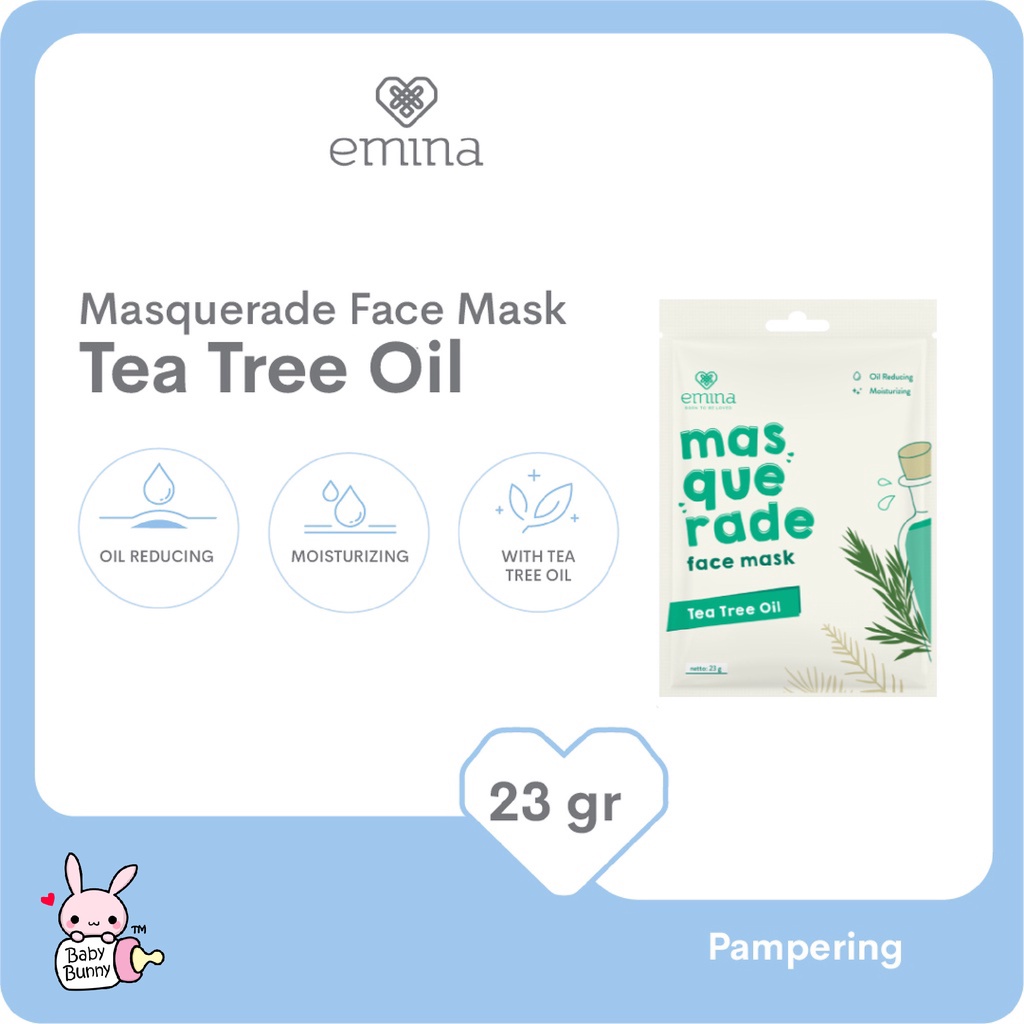 ❤ BELIA ❤ EMINA Masquerade Face Sheet Mask 23g &amp; Capsule Treat Mask | Masker Capsul | Masker lembaran wajah