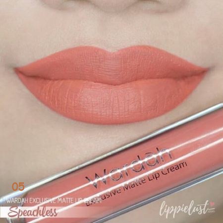 LIP CREAM WARDAH EXCLUSIVE MATTE SPEACHLESS NO.5