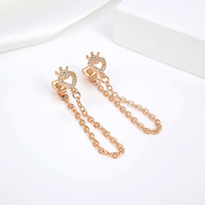 anting titanium wanita emas muda anti karat dewasa tusuk korea asli panjang dan luntur korea style selamanya dewasa 104e