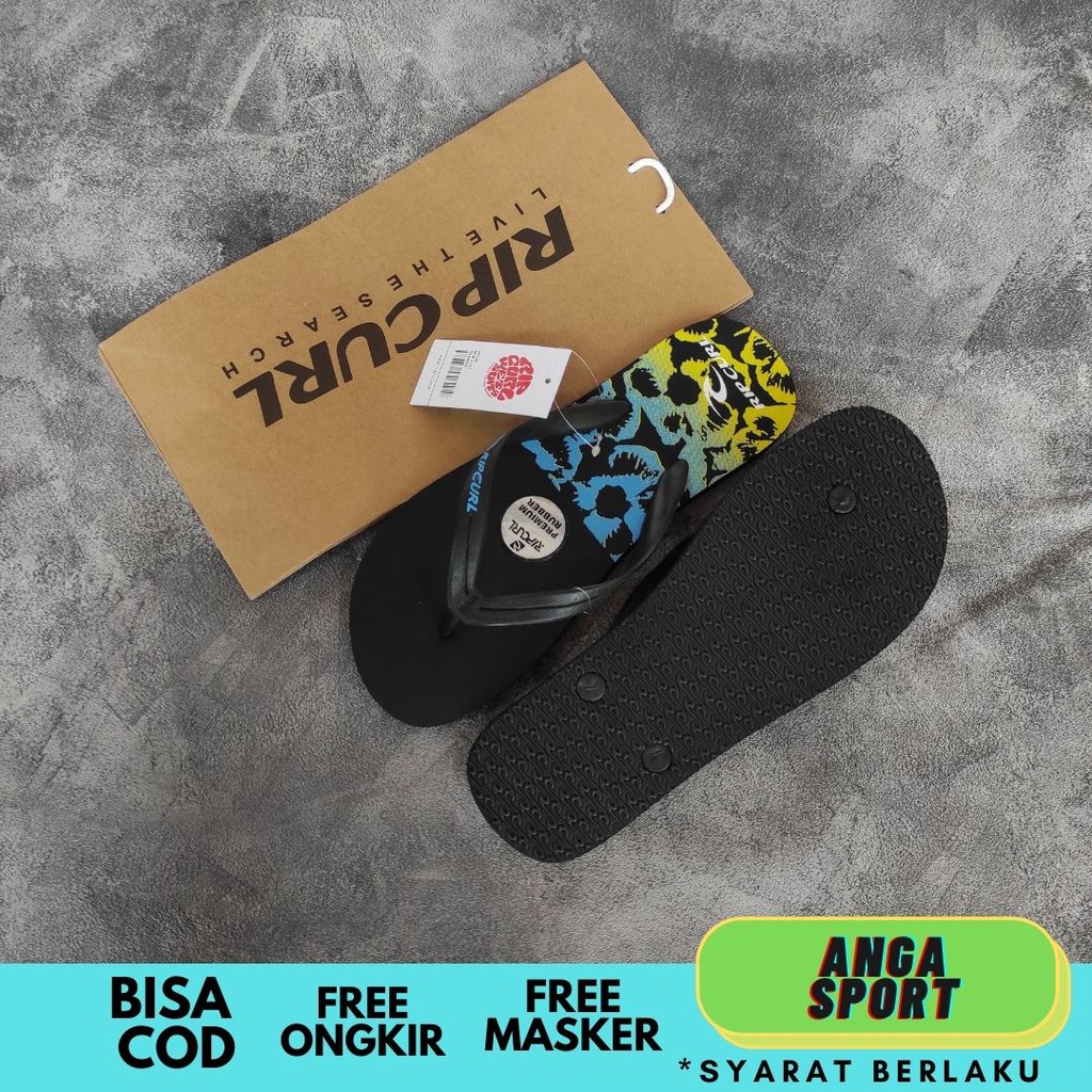 SANDAL RIPCURL PRIA / SENDAL JEPIT CASUAL DISTRO / SANDAL SURFING / SANDAL JEPIT COWOK RUMAHAN KEREN