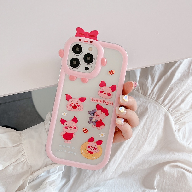 Soft Case Tpu Motif Winnie Pooh Untuk iPhone 14 13 12 11 Pro Max X Xr Xs Max 7 8 6 6s Plus SE 2020