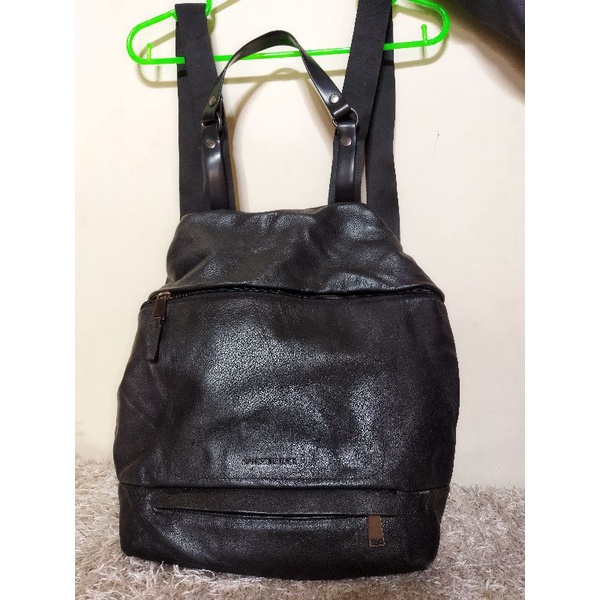 tas ransel Mandarina Duck kulit asli