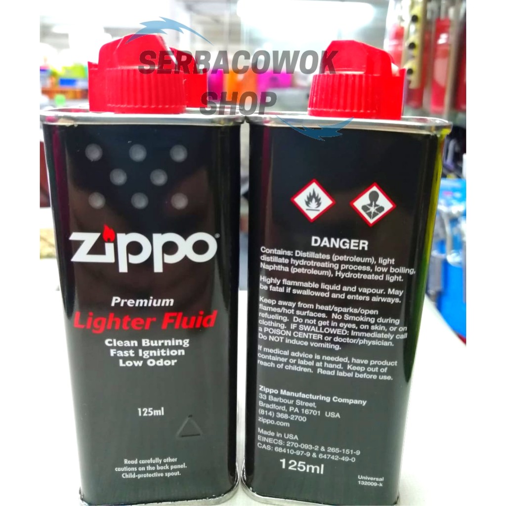 Minyak Zippo Refill Isi Ulang Cairan 125 ML Termurah Berkualitas Khusus JABODETABEK