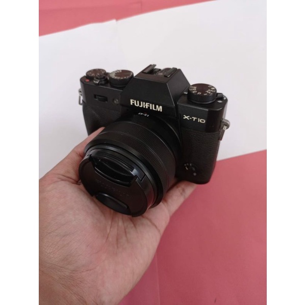 FUJIFILM XT10 Lensa 15-45mm Kamera Mirrorless Siap Pakai