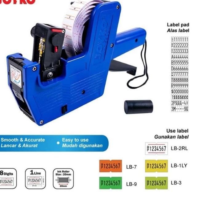 

9PV Label Harga JOYKO MX5500M/Price Labeller/Alat Lebel Harga/Price Labeler✺ (Model Baru)Terlaku.! ➻