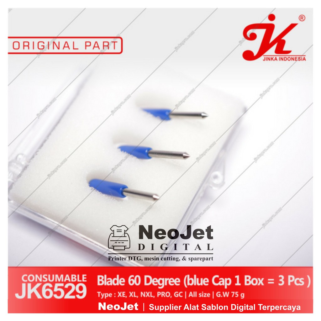 Mata Pisau Jinka Roland Teneth Blade 60 Derajat isi 3