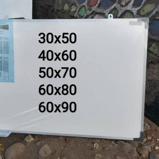 

[M04QA]⭐ Whiteboard Terlaris /Papan tulis murah 60 X 90 cm ...,,