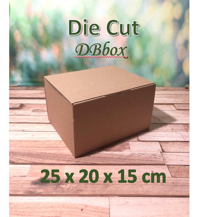 

New! 10 pcs kardus 25x20x15 cmDie Cut kotak tas -aksesoris-dll model box pizza ル