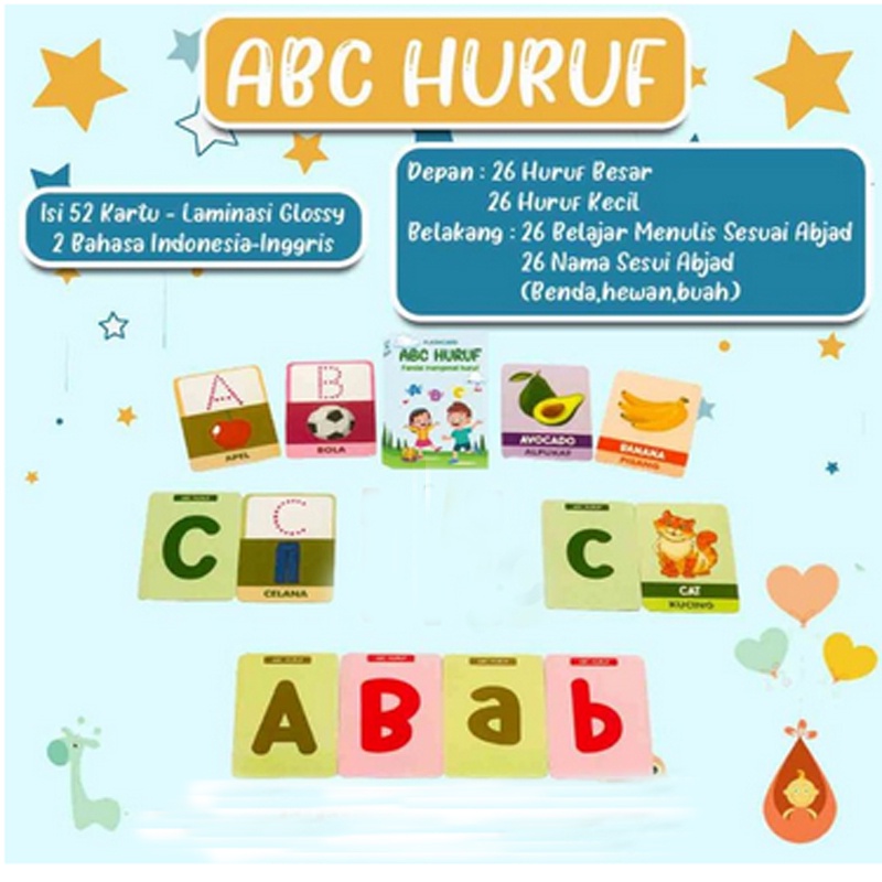 Jual Mainan Edukasi FLASH CARD / KARTU PINTAR / KARTU BELAJAR / KARTU ...