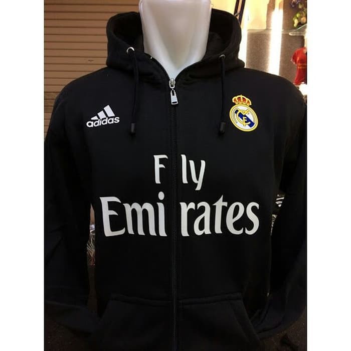 jaket hoodie real madrid