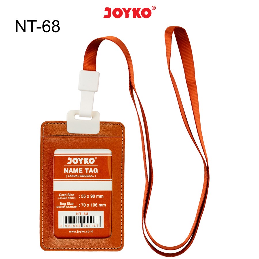 

Joyko Name Tag Tanda Pengenal Gantungan Kartu Nama Kulit