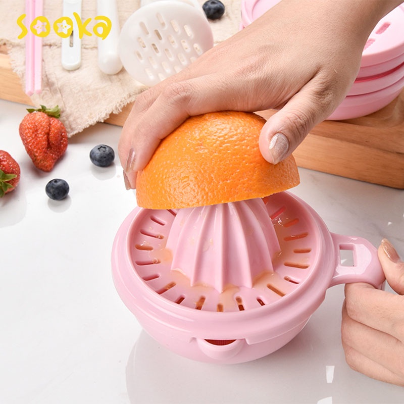 SOOKA Baby Food Maker Grinding Bowl Alat Pembuat Makanan Bayi Saringan Makanan Anak Baby Safe Food Maker Mpasi 9pcs SK-ECB1052