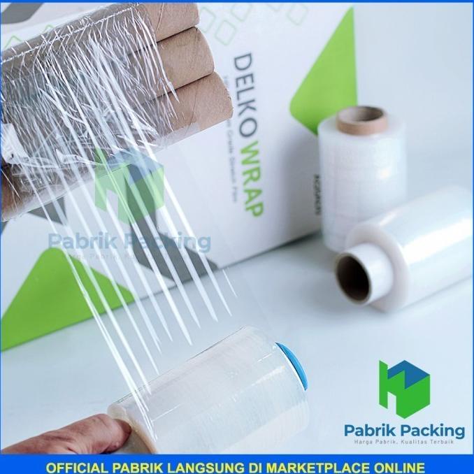 

Stretch Film / Plastik Wraping Bening 50Cm X 150M Dus Gojek/Grab