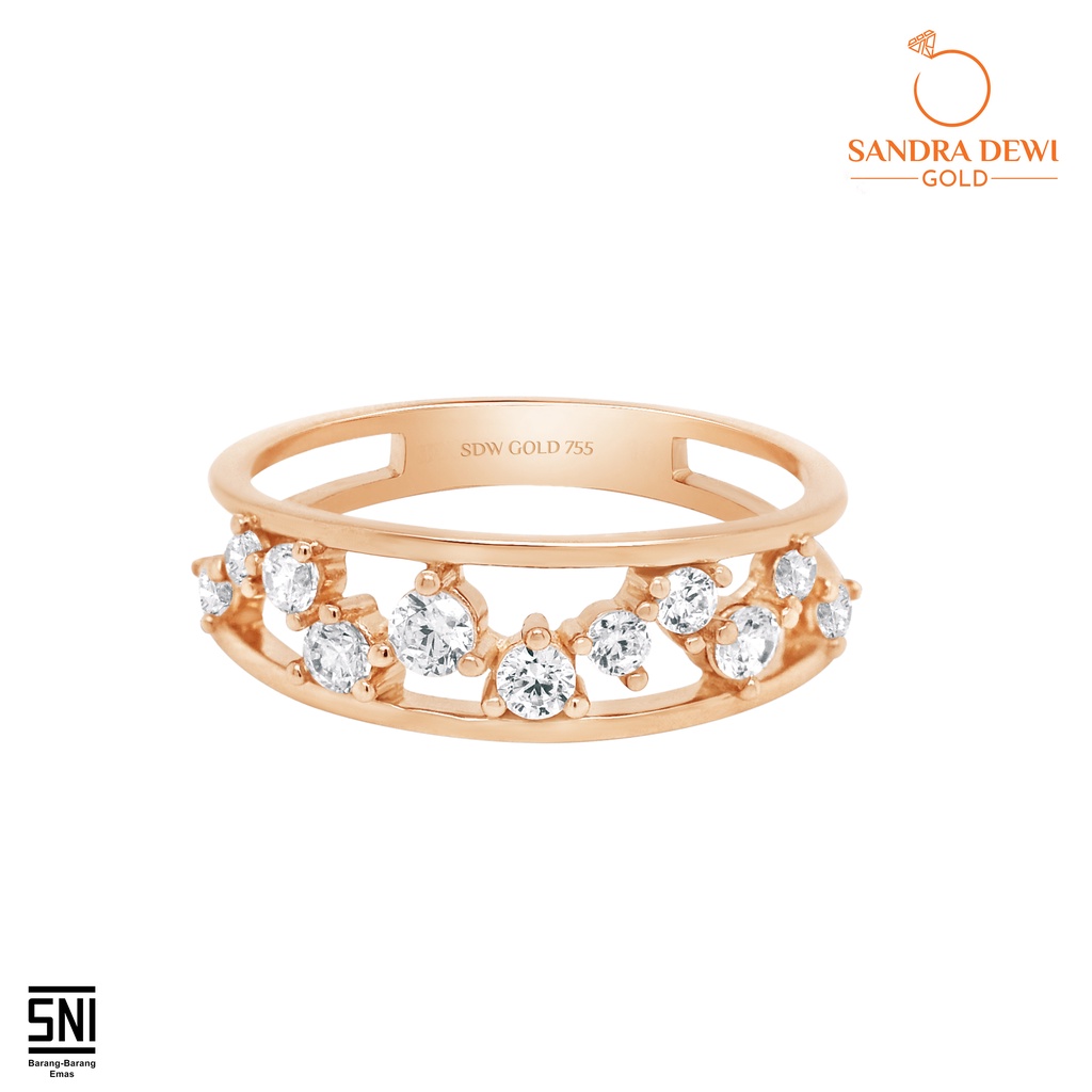 Cincin Sandra Dewi Gold Galaxy Interstellar Collections RI210397