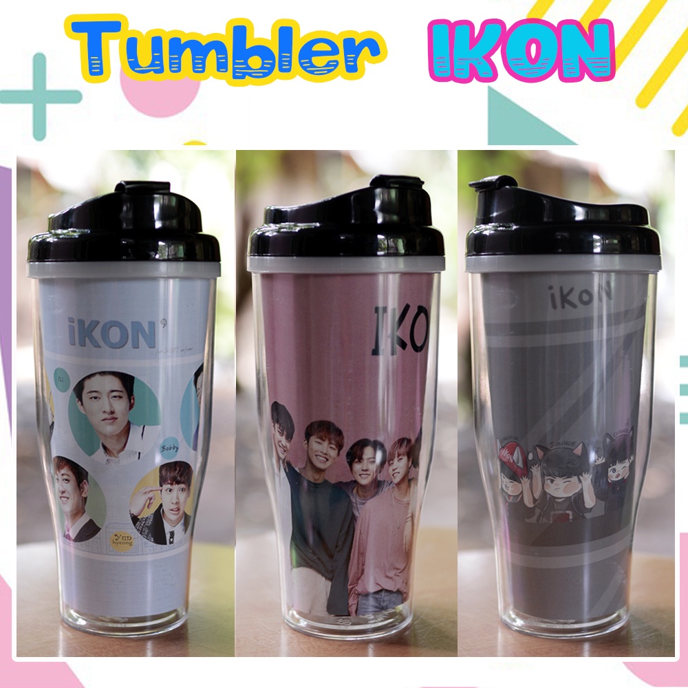 IKON TUMBLER KPOP IKON MERCHANDISE BOTOL MINUM KPOP