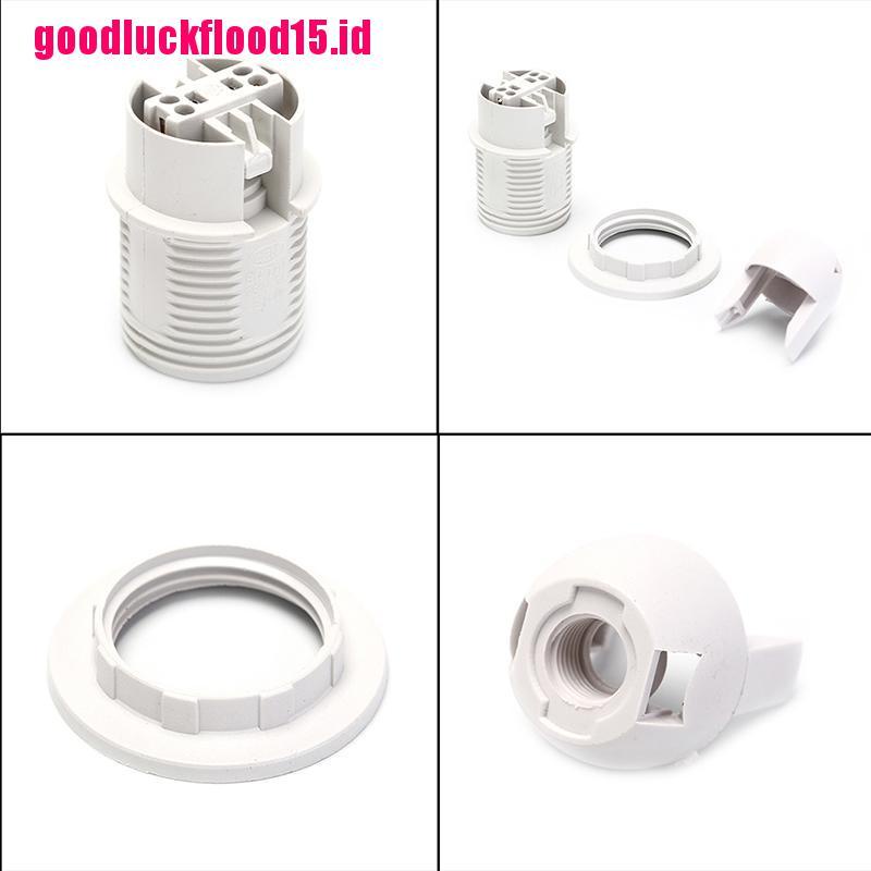 {LUCKID}Screw E14 250V 2A Light Bulb Lamp Holder Lampshade Pendant Socket