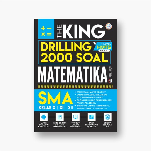 Asli Buku Matematika Sma Terbaik The King Drilling 2000 Soal Matematika Sma Shopee Indonesia