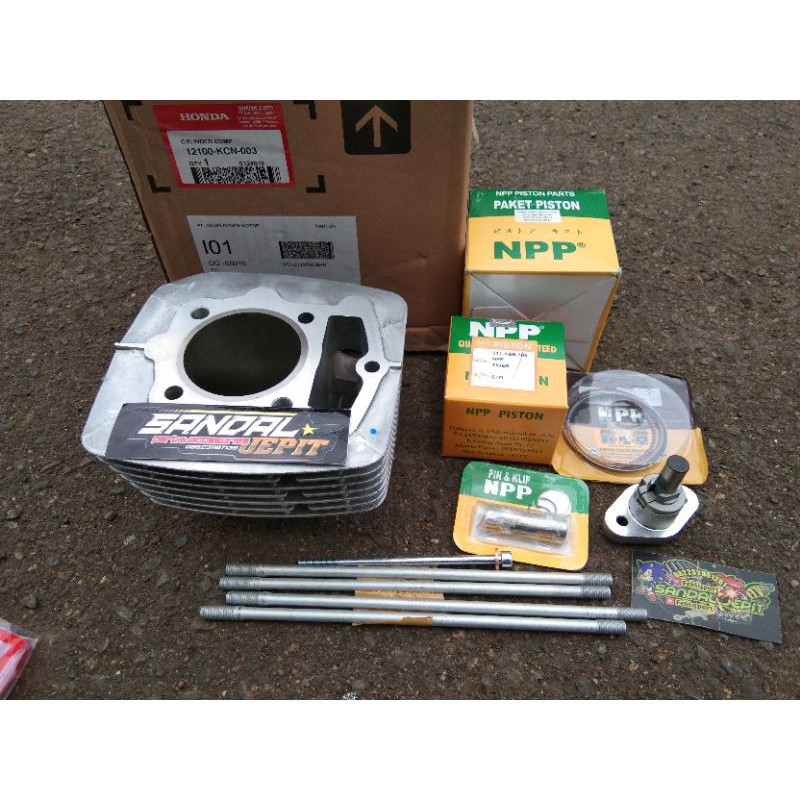 BLOCK BLOK HONDA TIGER 196 AHM KCJ ORIGINAL PISTON KIT NPP TIGER  SEHER NPP TIGER STUT KAMPRAT GERIG