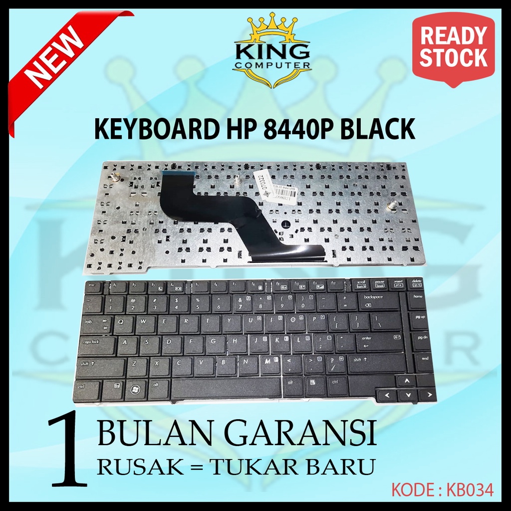 KEYBOARD LAPTOP HP ELITEBOOK 8440P SERIES BLACK