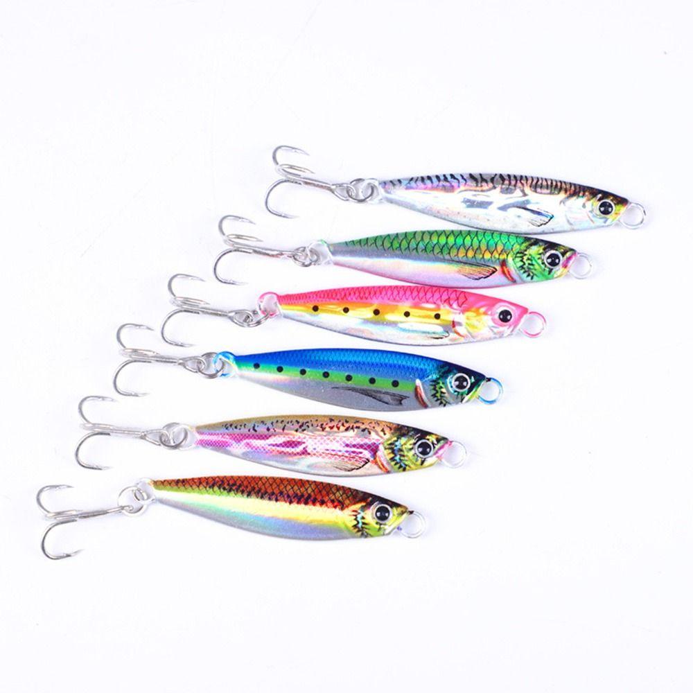 Preva Metal Fishing Lure Tenggelam 30g 65.5mm Ikan Kecil Warna Warni Spanyol