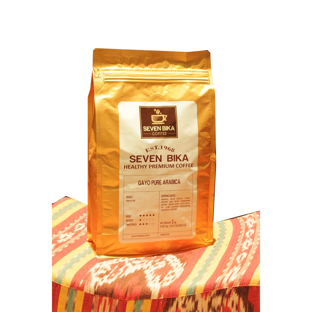 

Seven Bika Horeca Gayo Signature Pure Arabica 1 Kg [Bubuk/Biji]