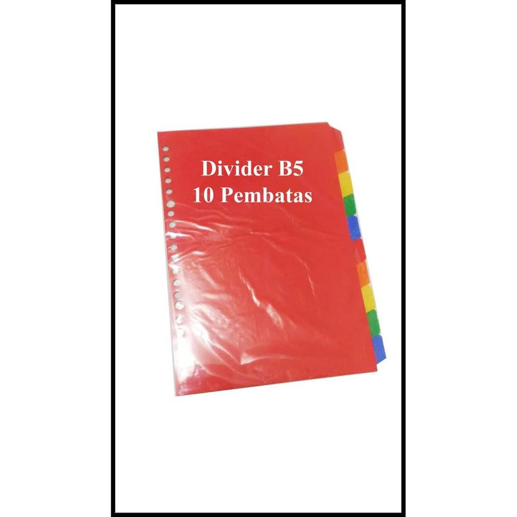 

BEST SELLER Pembatas Kertas B5 / Divider B5 TERJAMIN