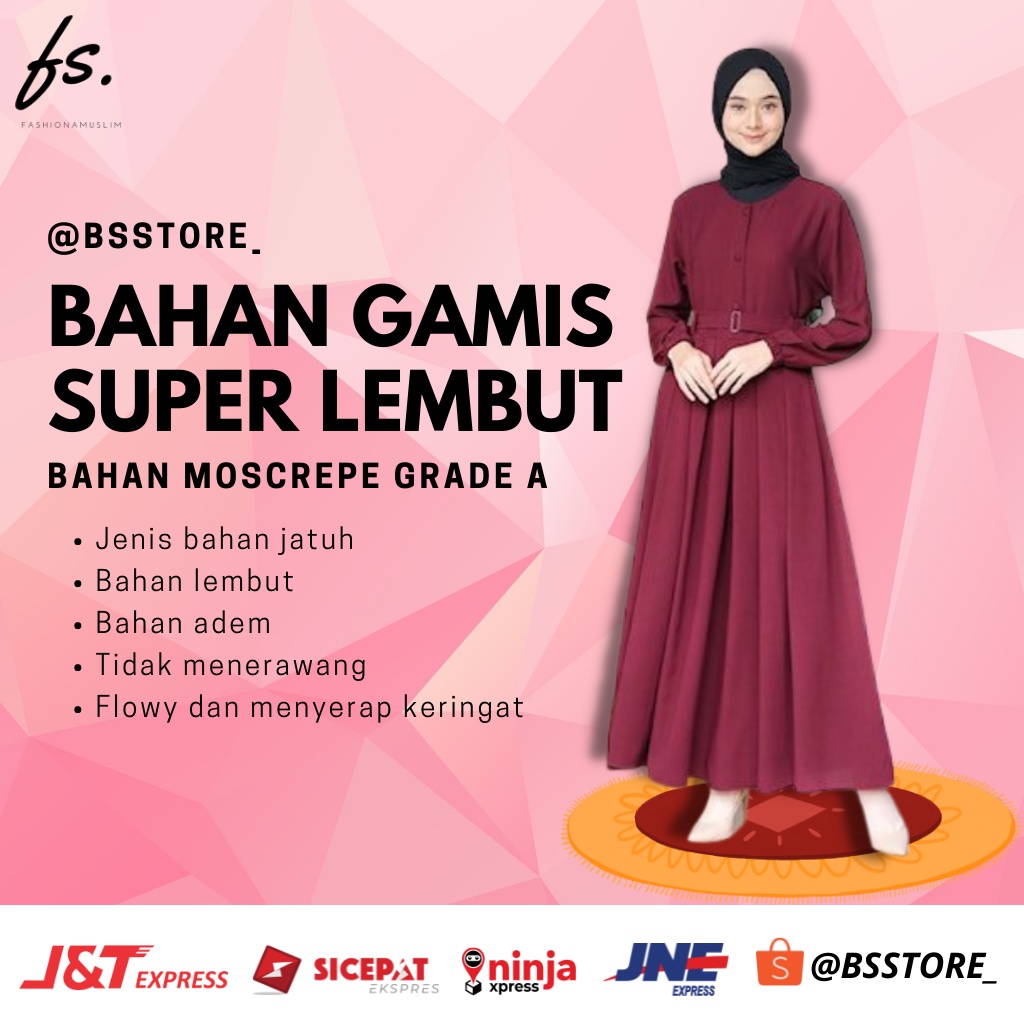 Baju Pengajian Wanita Muslim Pernikahan Ibu Muslimah Hijau Botol Brukat Warna Putih Seragam  Dewasa 