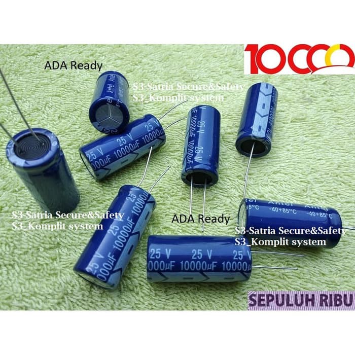 stc112 Elko 10000uf 25V 10ribu 10.000 Elco 10000 uf 25 V 10.000uf
