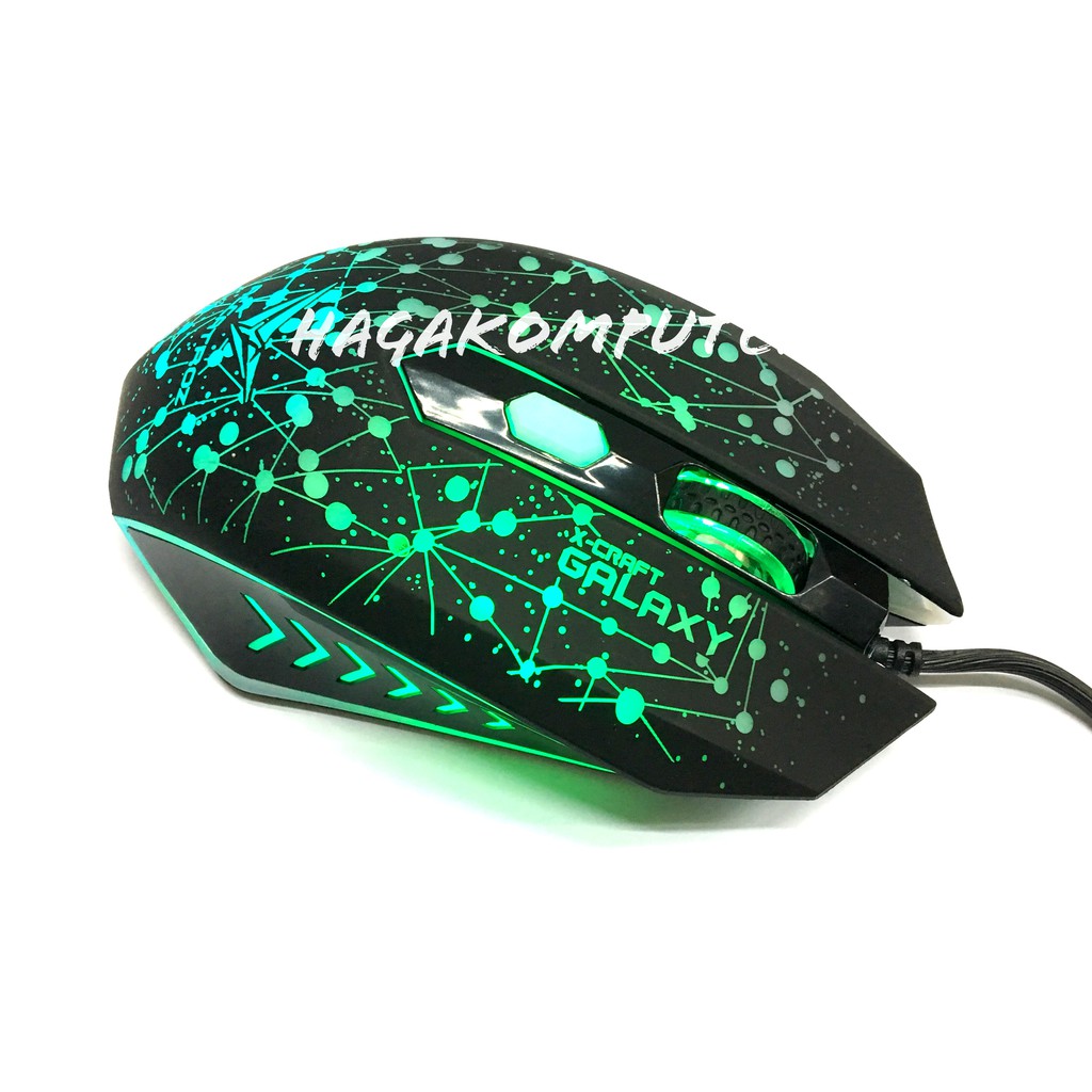 Mouse Gaming Alcatroz X-Craft Galaxy usb