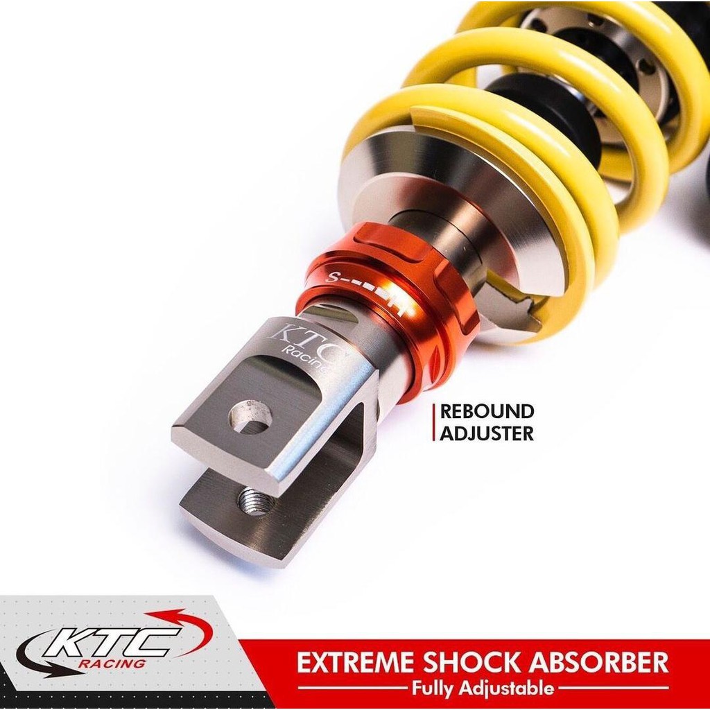 Shock Matic Tabung Shockbreaker KTC Racing Extrem Matic Original Singel Shock Mio Beat Vario125 Click125 300mm 325mm FOURSIX_46