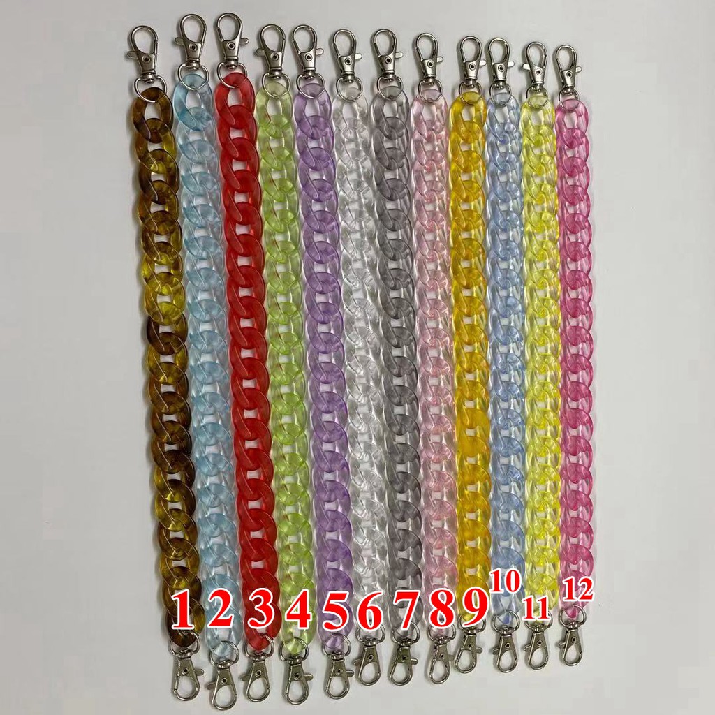 Korean soft color acrylic bead bracelet suitable for all kinds of mobile phone cases