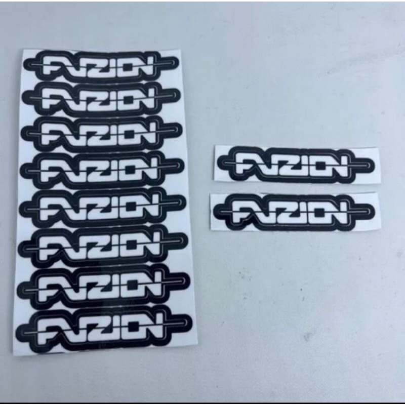 Stiker Motor Tulisan Fuzion