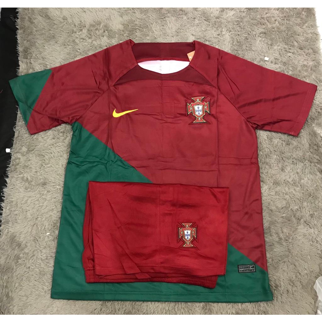 Jersey bola portugal home 2022 - 2023 grade ori