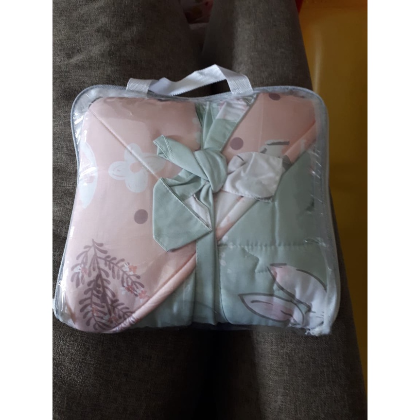 Tas plastik mika sprei resleting organizer dengan tali(min order 5pcs)