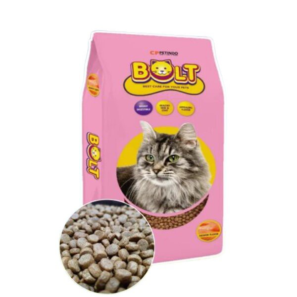 Bolt Salmon 20kg 20 kg Pakan Makanan Kucing Cat Food Rasa Ikan Donat