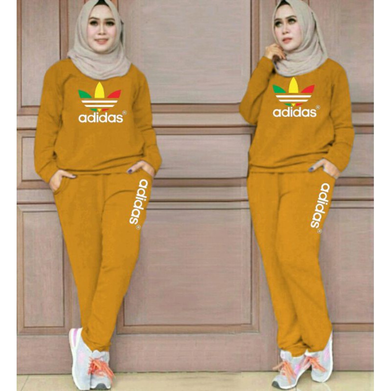 CTN Baju setelan training PELANGI jumbo best seller