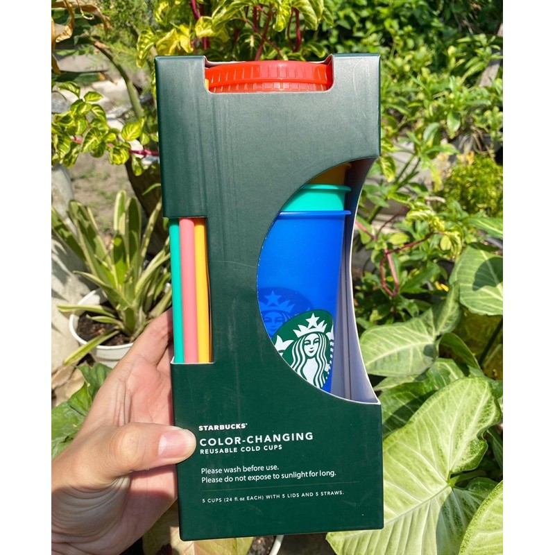 Taiwan Starbucks 2020 Colorchange Reuseable Cold cup