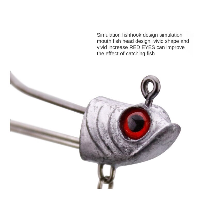 Kail Pancing Ganda 7g / 10g / 17g Dengan Daun Willow Sequin