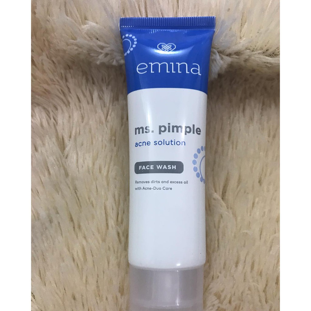 Emina Ms Pimple Acne Solution Face Wash 50ml | Pembersih Wajah RUMAH CANTIK