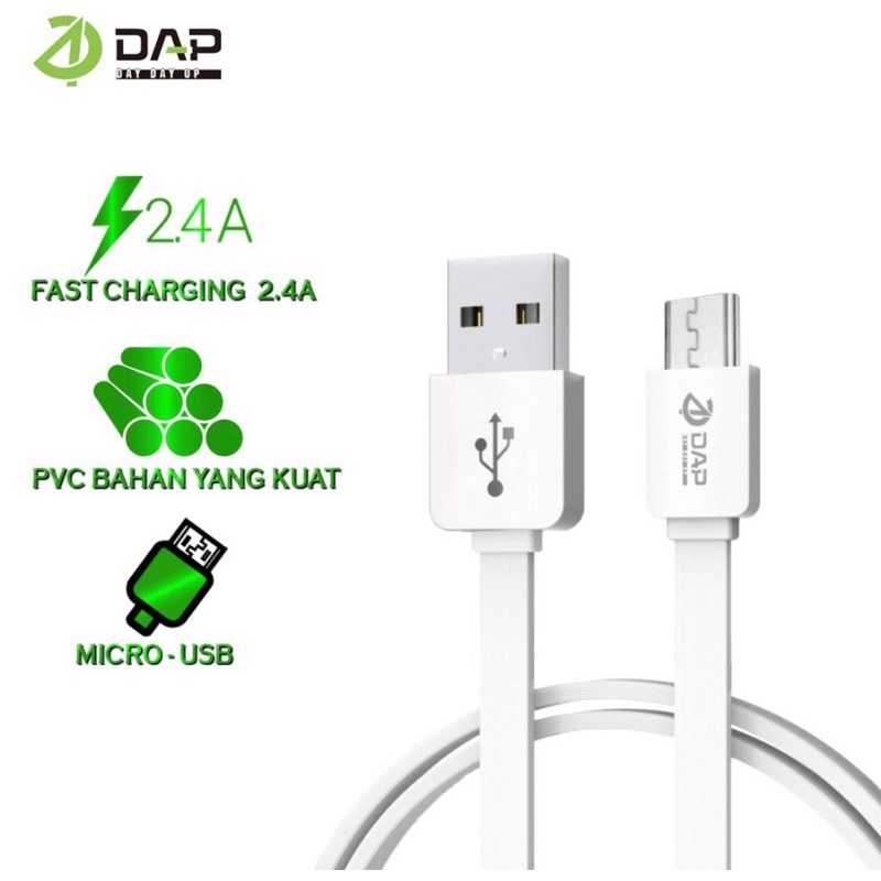 Kabel Micro Usb 2m android /  Kabel Data Charging / Kabel Data DAP KABEL 2 METER