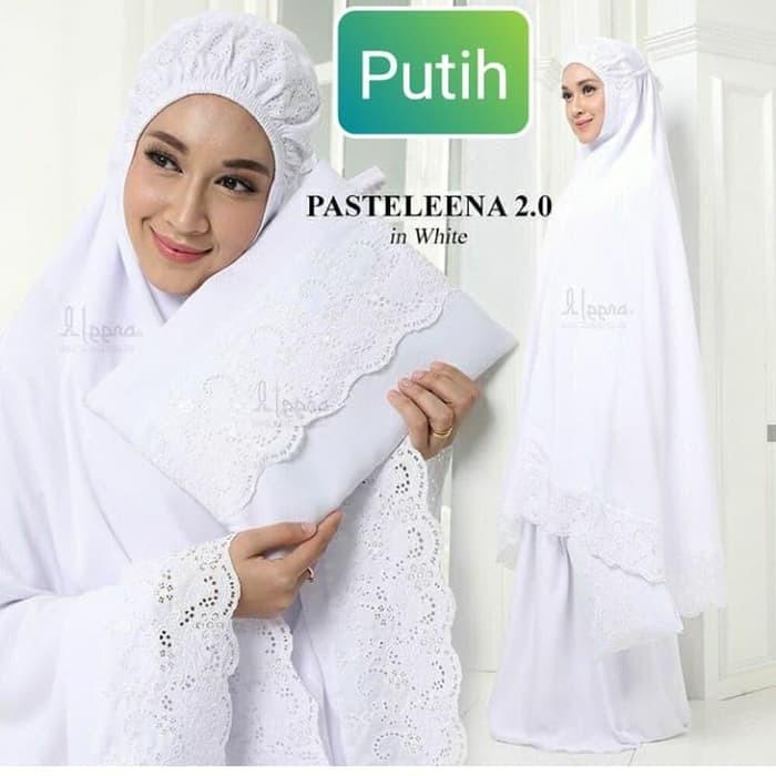 MUKENAH PUTIH MUKENA SITI KHADIJAH PUTIH