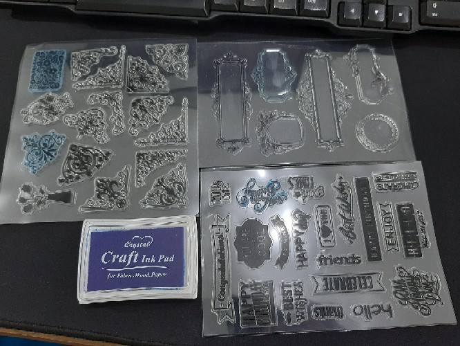 [deble] Silicone Transparent Clear Stamp Seal Diy Happy Birthday Scrapbooking Decor