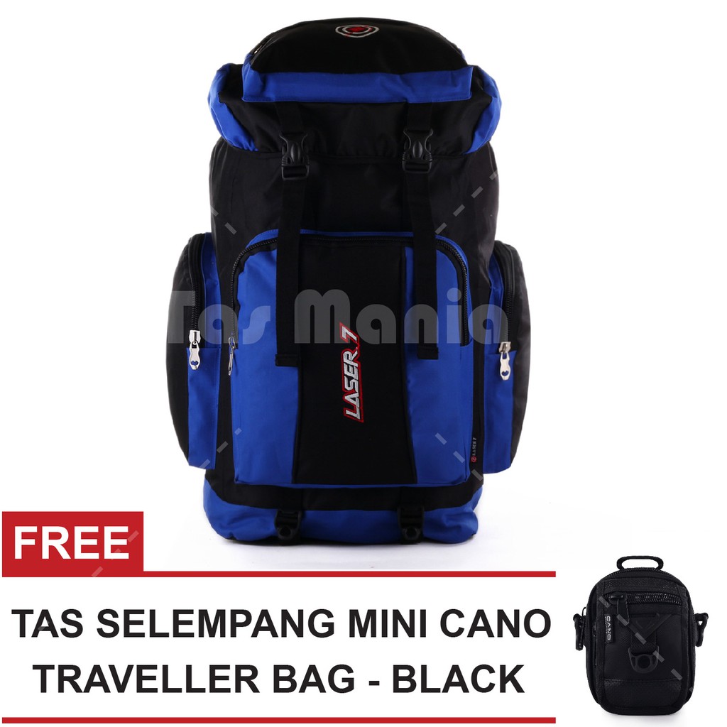 RTM - Laser7 - Himalaya Mountaineering Backpack  + Tas Selempang Mini Cano Bomber