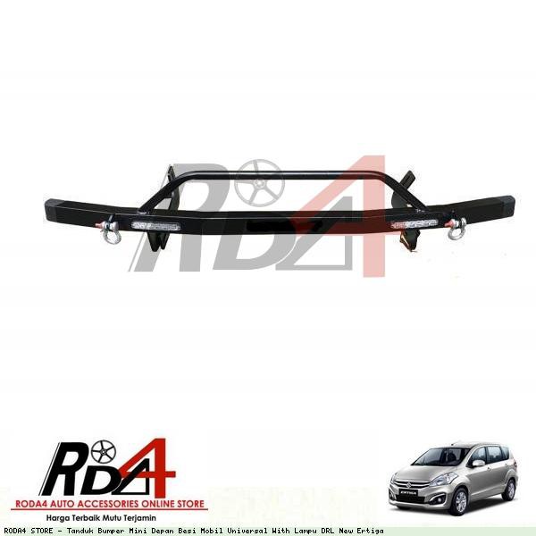 Tanduk Bumper Mini Depan Besi Mobi All New ERTIGA 2018 With Lampu DRL