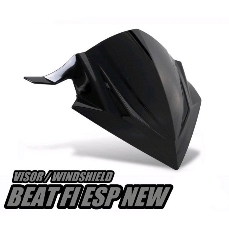 visor windshield honda BEAT DELUXE 2020 2021 2022 hitam bening riben