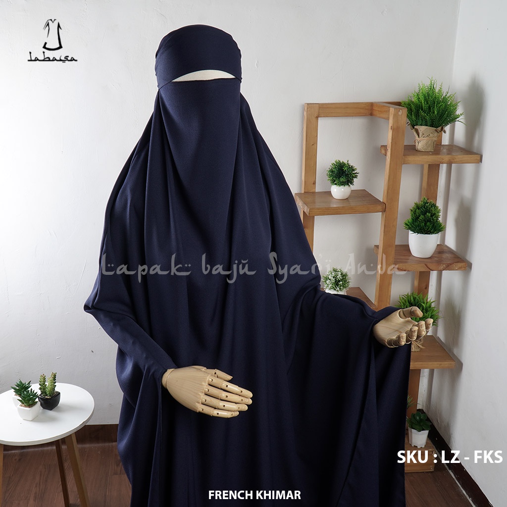 French Khimar Jumbo Square Handsplit Labasa Ori | French Hijab | Fashion Muslim