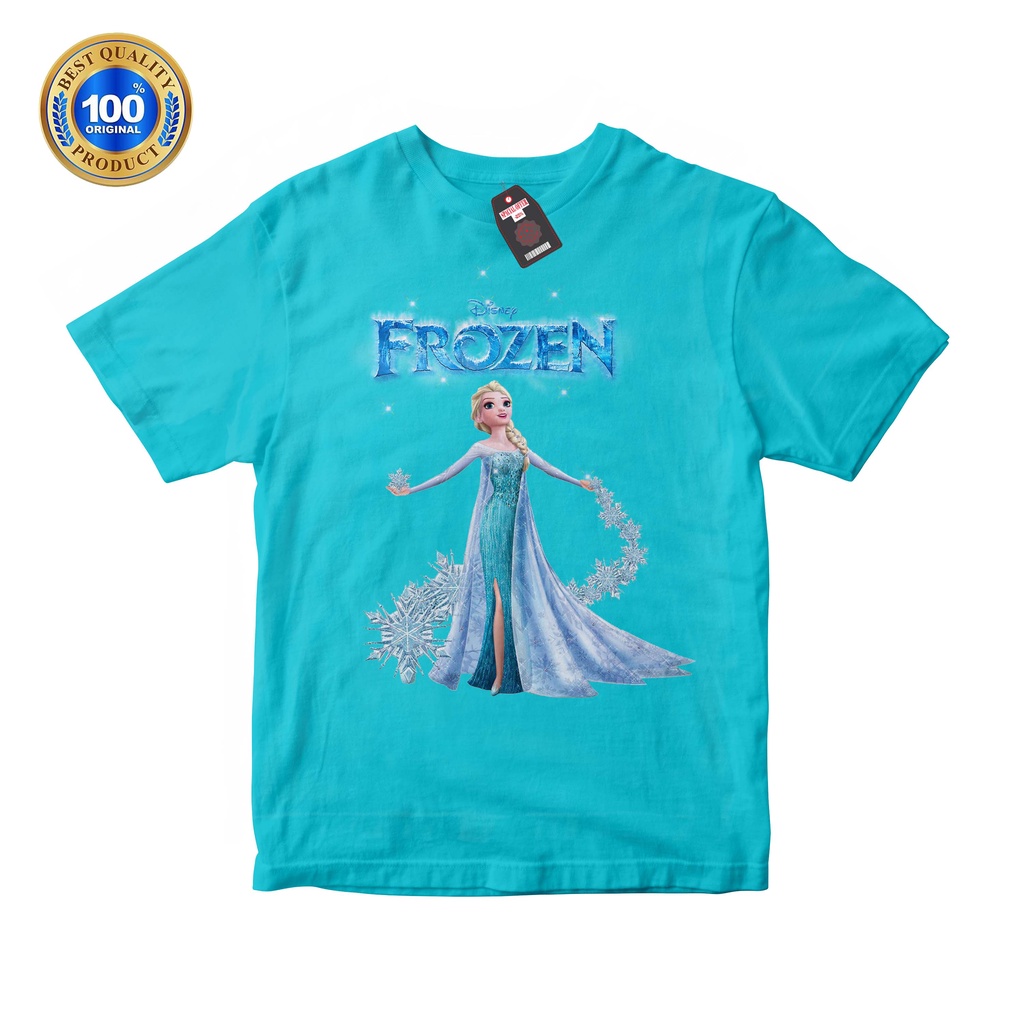 kaos anak frozen disnep kaos anak anak lucu bahan catoon