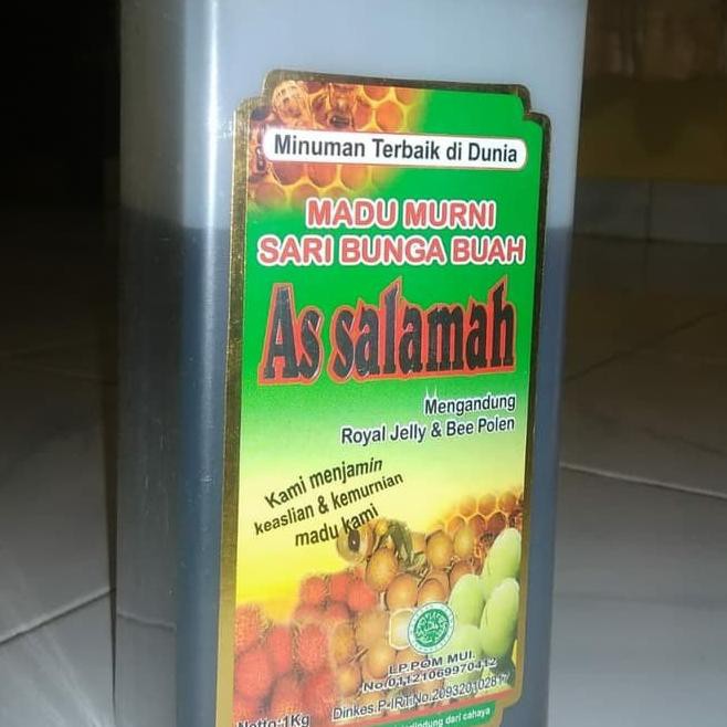

MADU SARI BUNGA Madu Murni Sari Bunga Buah As Salamah As-Salamah 1KG 5Z7