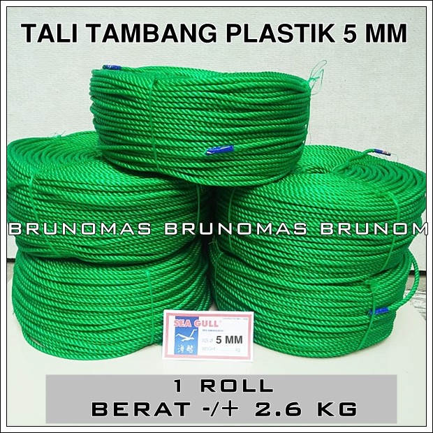 Tali Tambang 5 MM - Tampar Plastik Harga Per Roll | Shopee Indonesia